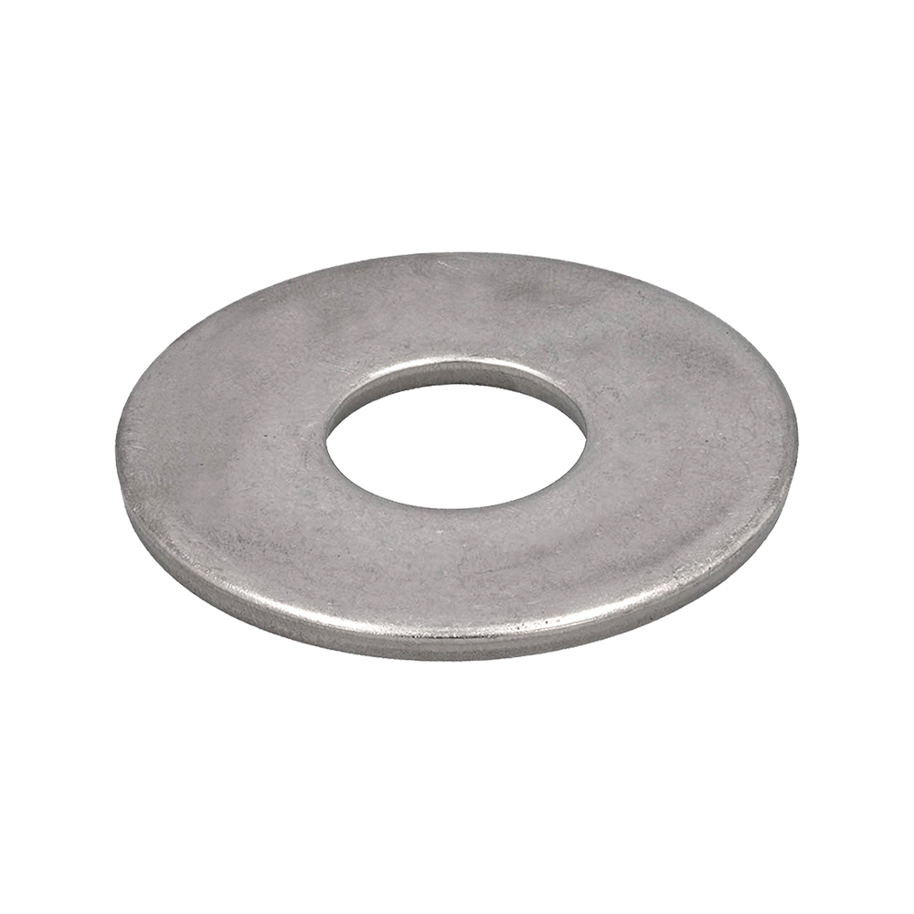 50 PCS M6 Stainless Flat Washers, 18mm Outer Diameter, 18-8 (304