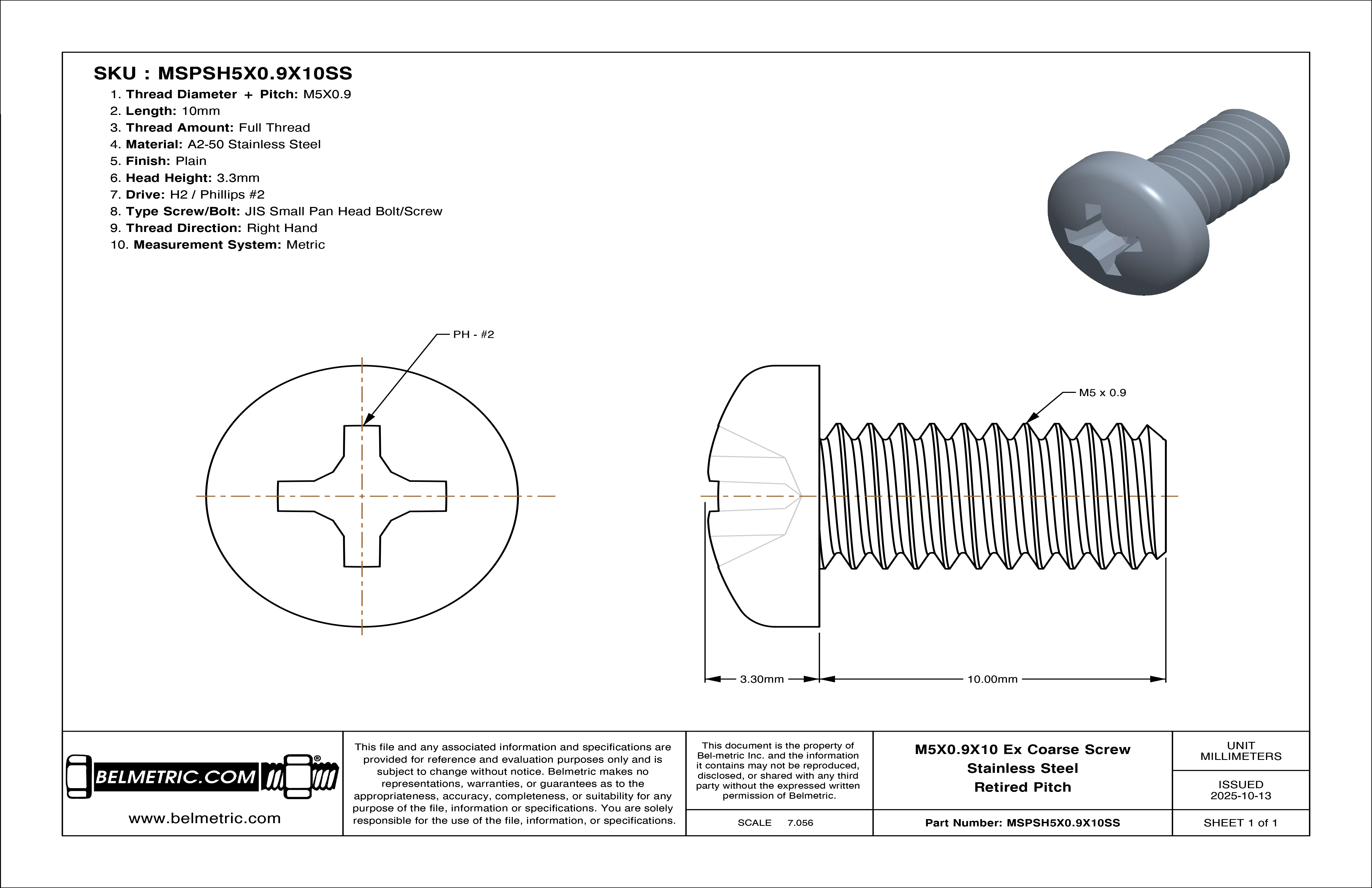 thumbnail image 2 of M5 X 0.9 Pitch JIS Screws (Pre-1967 Standard) - Zinc Plated, Pan Head Phillips, 12-45mm Lengths - For Vintage Motorcycles & Models 2 of 14